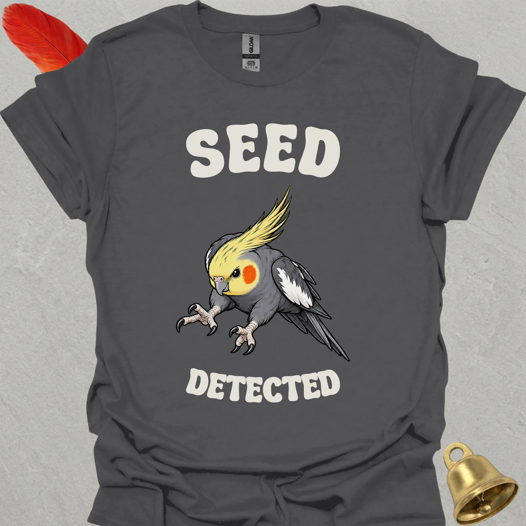 Grey Cockatiel Seed Detected T-Shirt