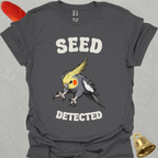 Grey Cockatiel Seed Detected T-Shirt