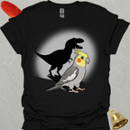 Grey Cockatiel T-Rex T-Shirt