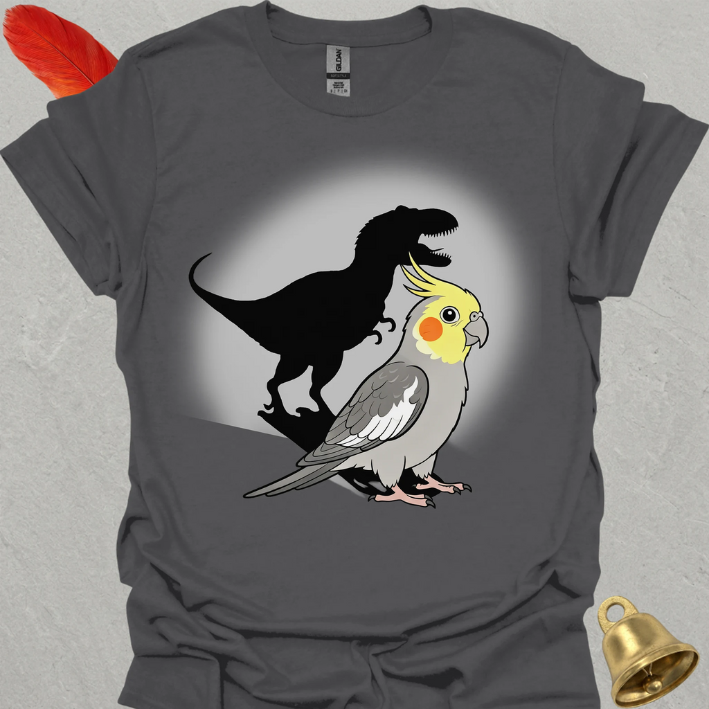 Grey Cockatiel T-Rex T-Shirt