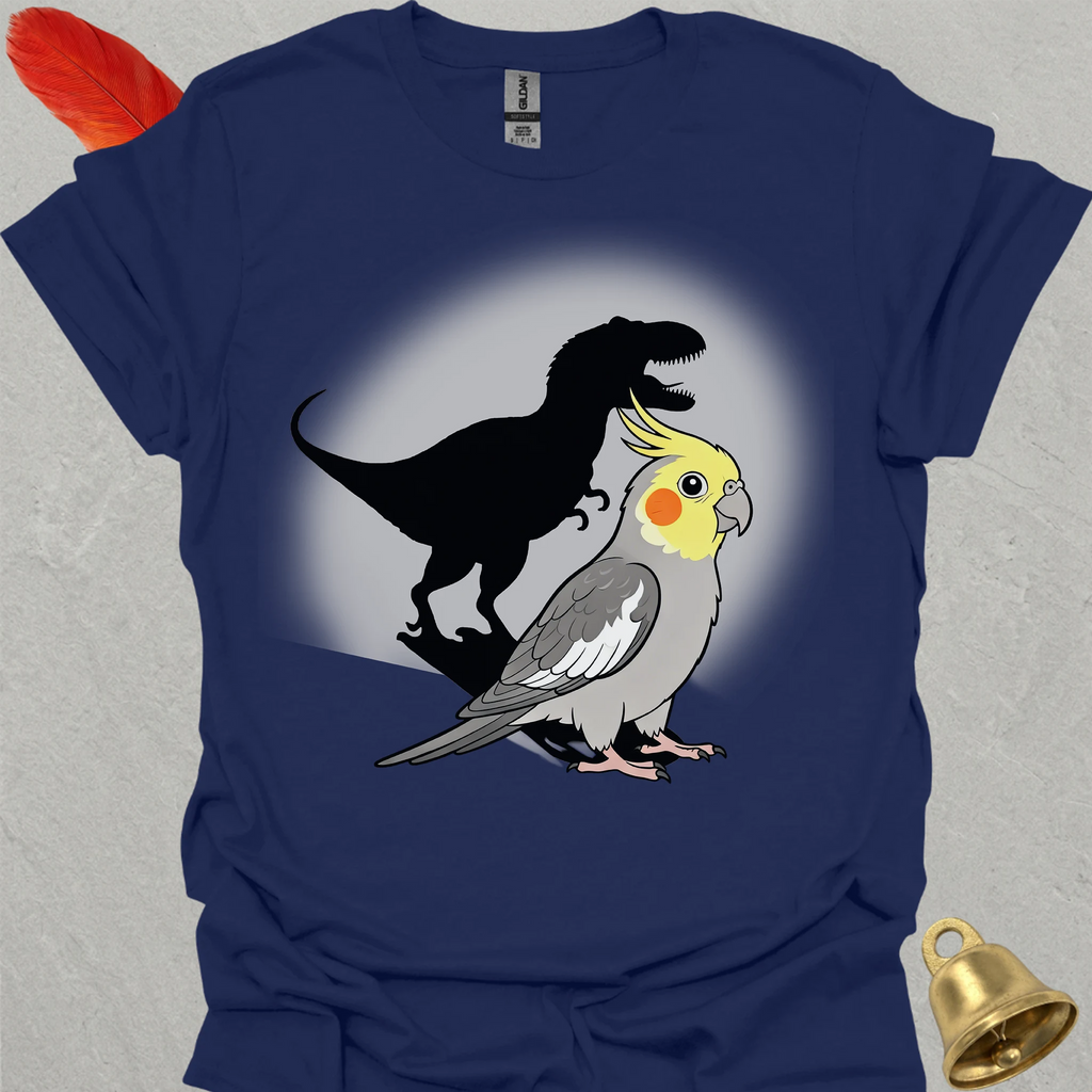 Grey Cockatiel T-Rex T-Shirt