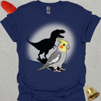 Grey Cockatiel T-Rex T-Shirt