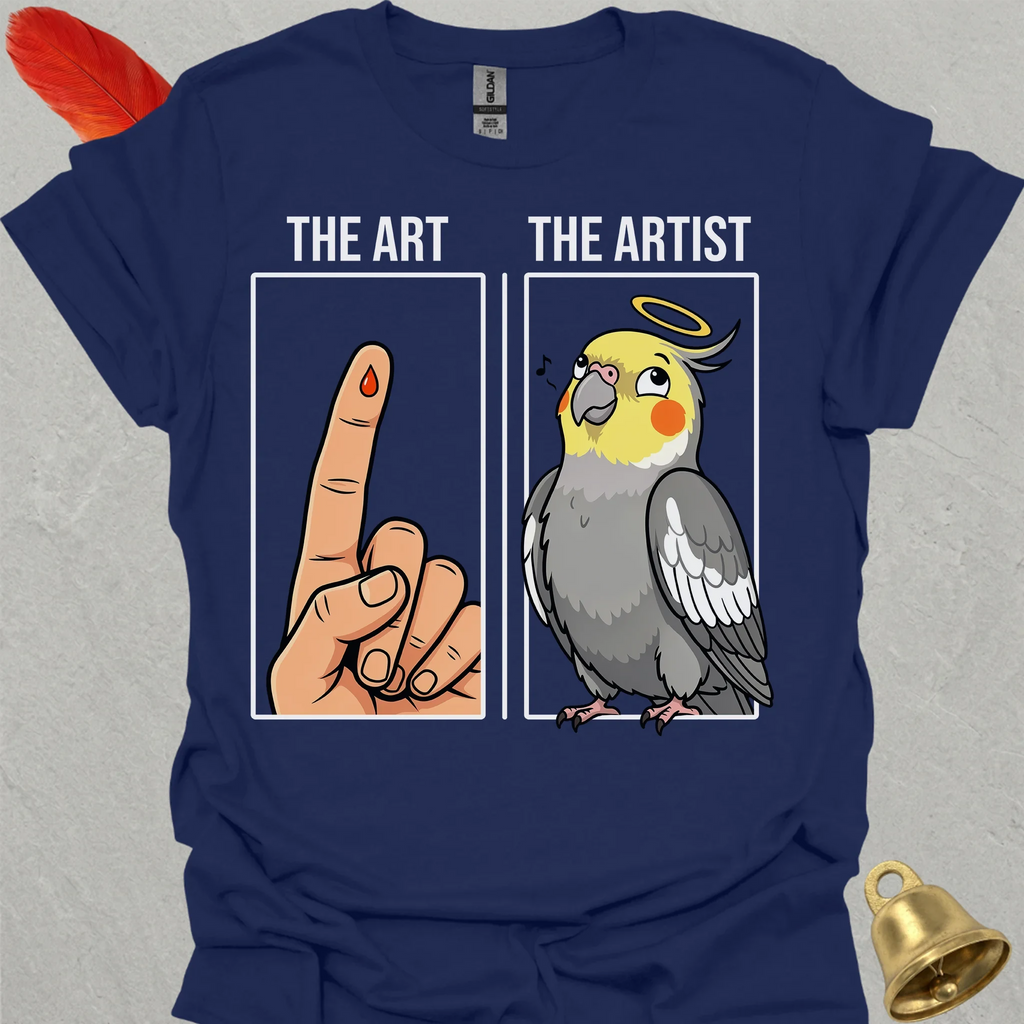 Grey Cockatiel The Artist T-Shirt
