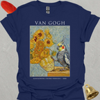 Grey Cockatiel Van Gogh T-Shirt