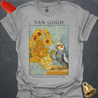 Grey Cockatiel Van Gogh T-Shirt