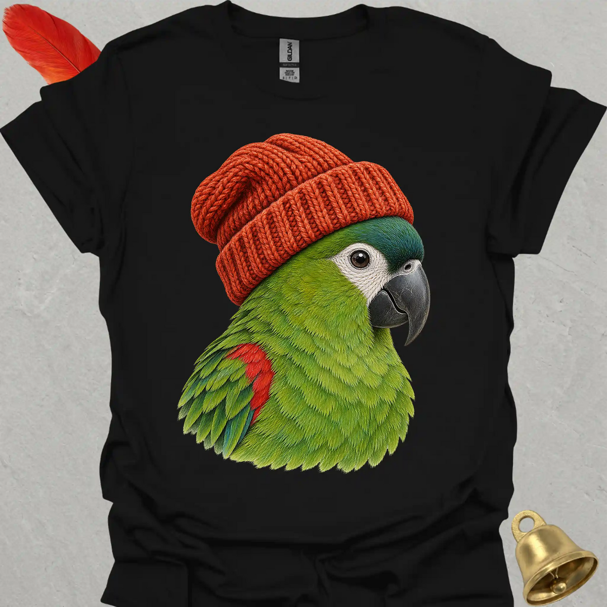 Hahns Macaw Beanie T-Shirt