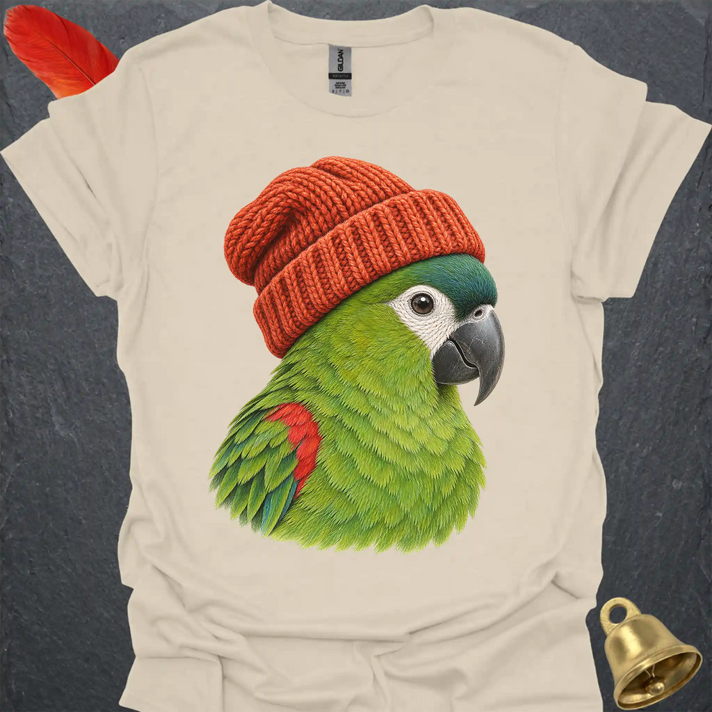 Hahns Macaw Beanie T-Shirt