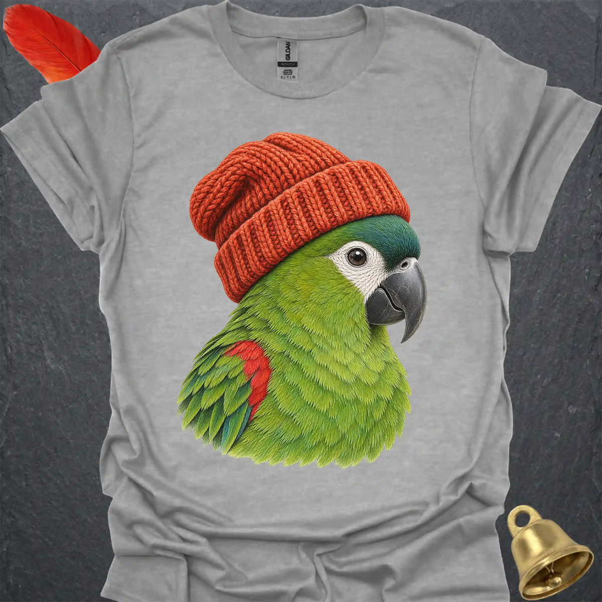 Hahns Macaw Beanie T-Shirt