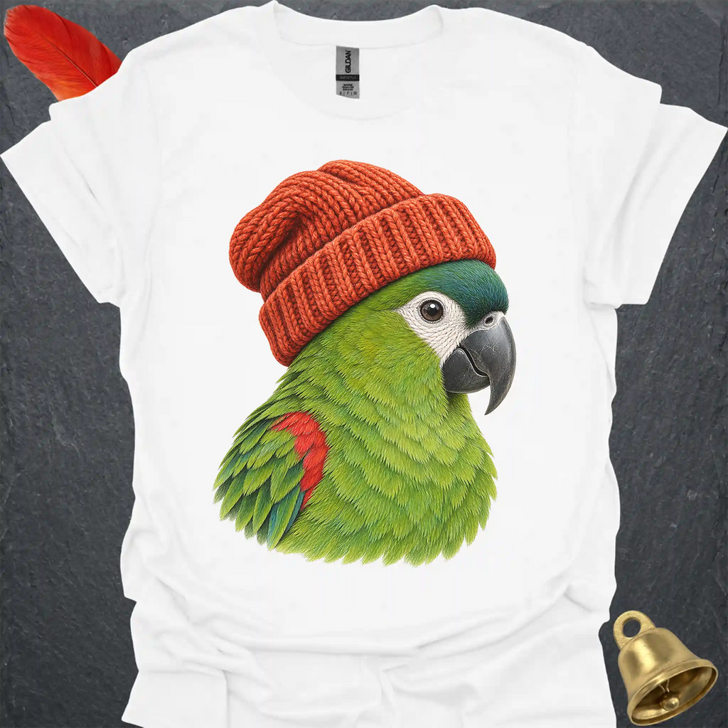 Hahns Macaw Beanie T-Shirt