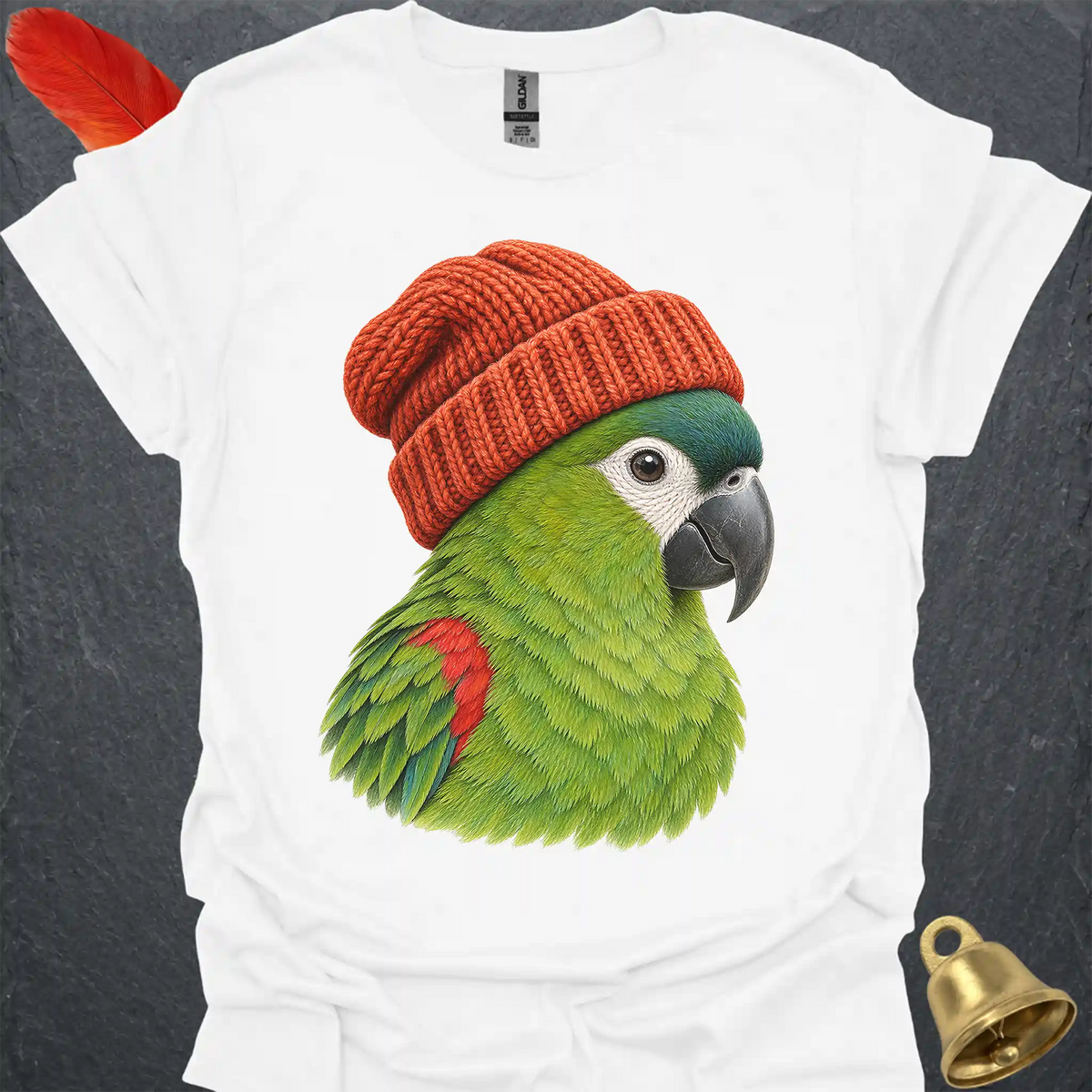 Hahns Macaw Beanie T-Shirt