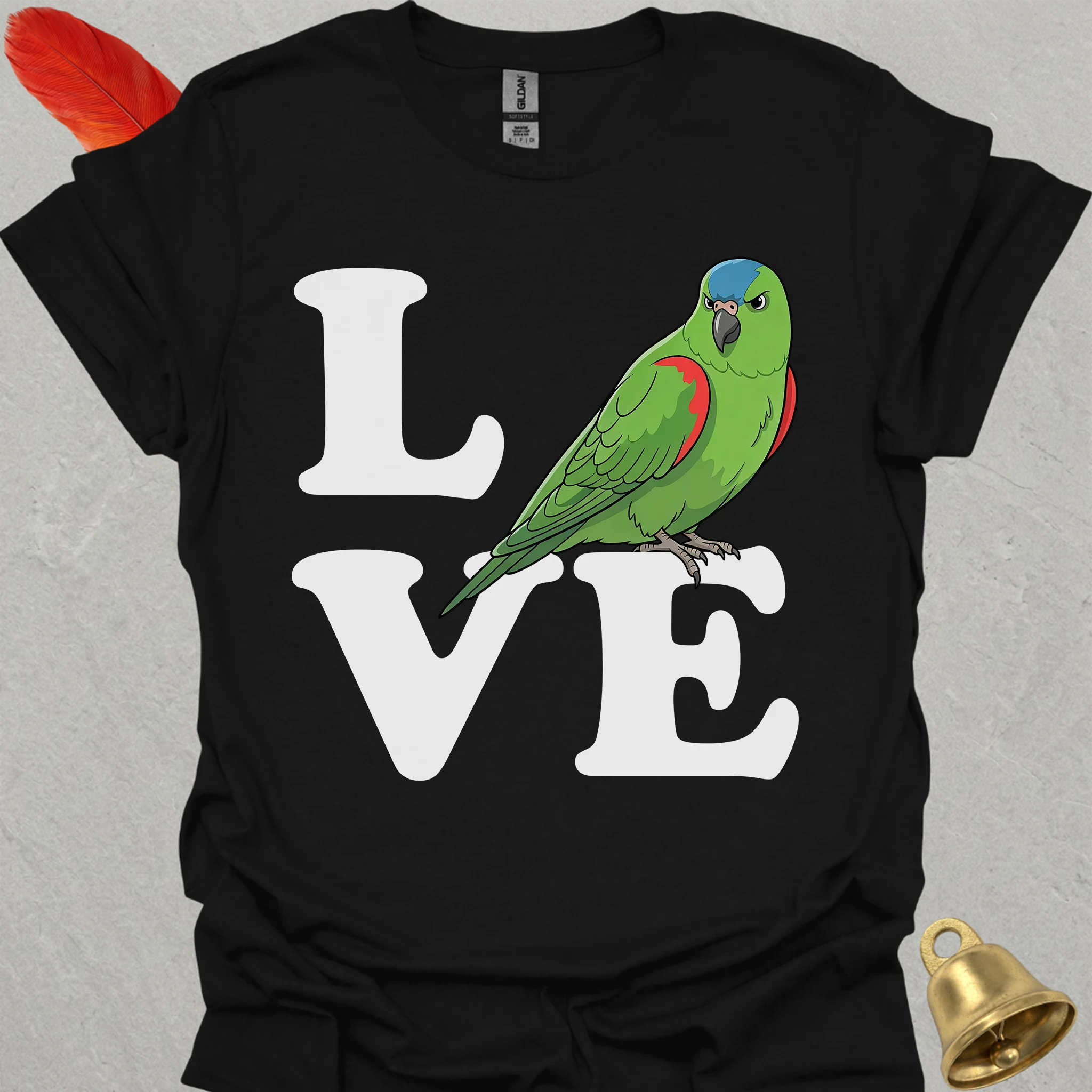 Hahns Macaw Bird Love T-Shirt