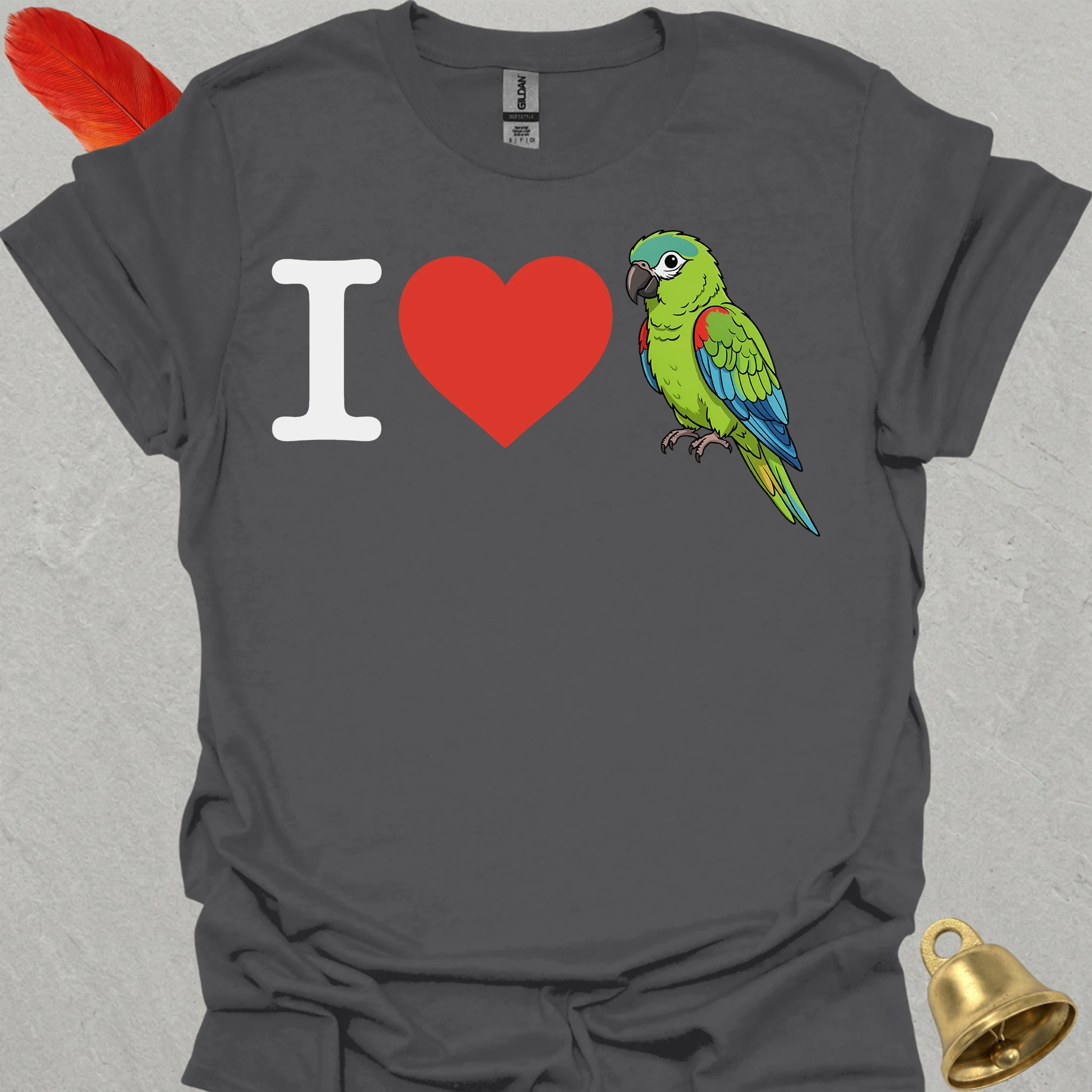 I Love Hahns Macaw T-Shirt