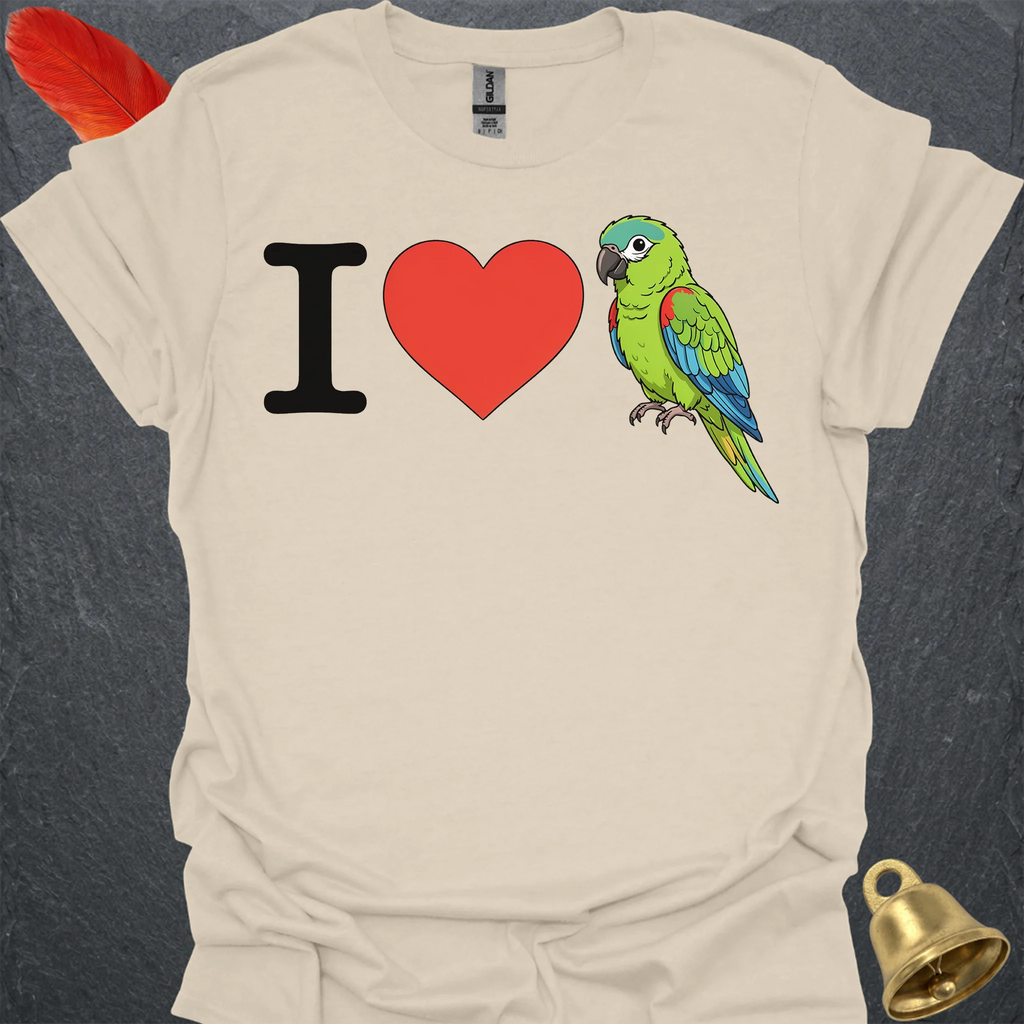 I Love Hahns Macaw T-Shirt