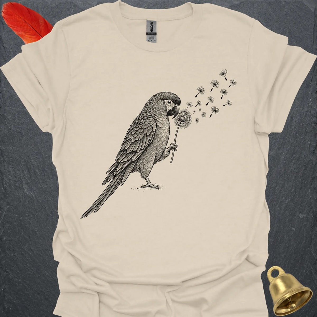 Hahns Macaw Blowing Wishes T-Shirt