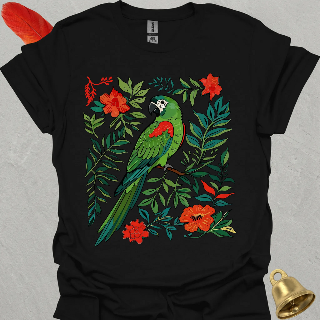 Hahns Macaw Boho Flower T-Shirt