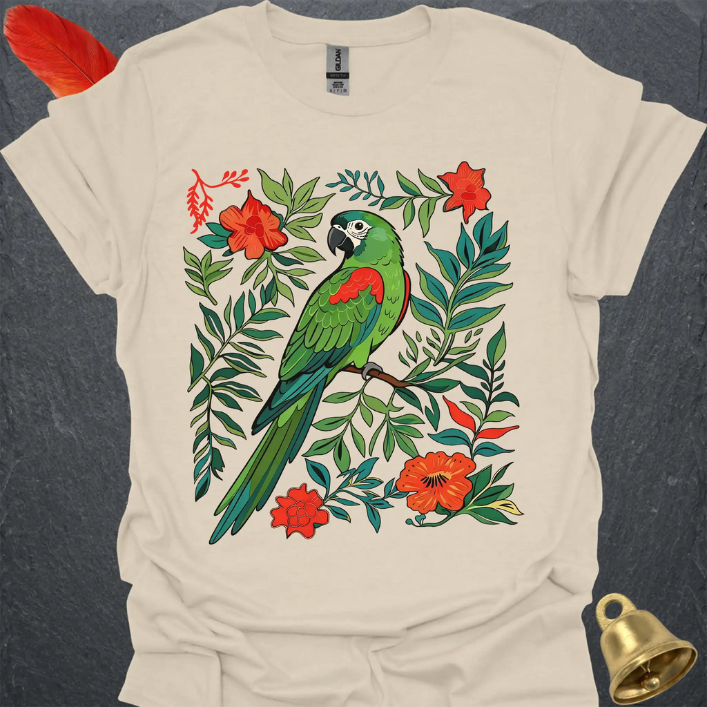Hahns Macaw Boho Flower T-Shirt