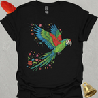 Hahns Macaw Flying Flower T-Shirt