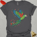 Hahns Macaw Flying Flower T-Shirt