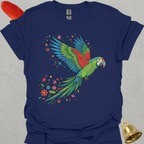 Hahns Macaw Flying Flower T-Shirt