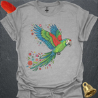 Hahns Macaw Flying Flower T-Shirt