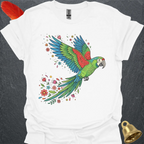 Hahns Macaw Flying Flower T-Shirt