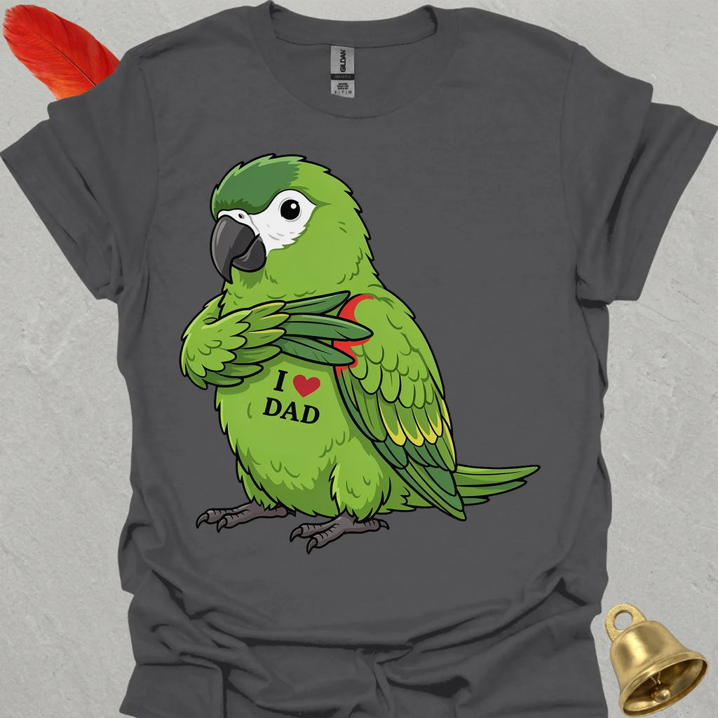 Hahns Macaw I Love Dad T-Shirt
