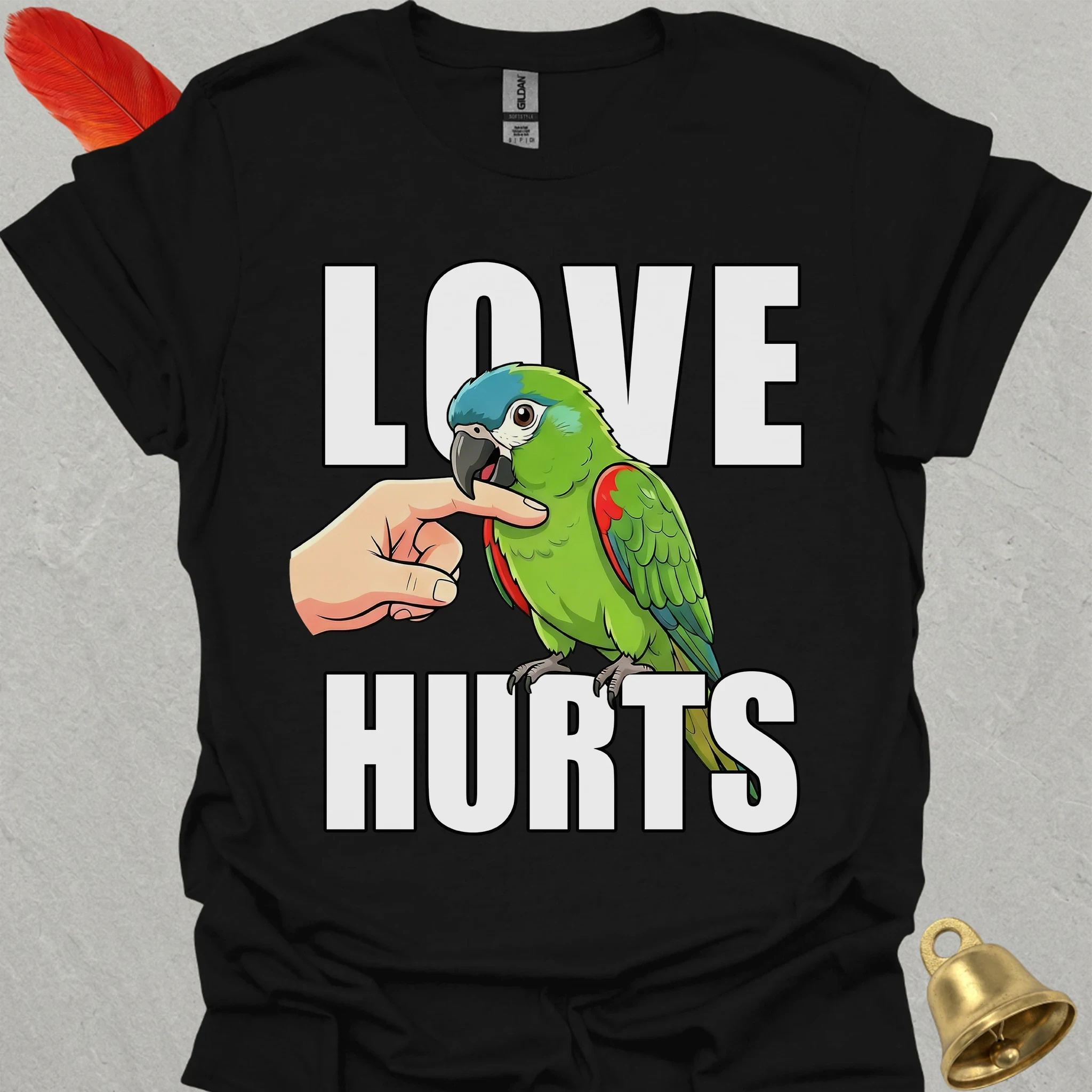 Hahns Macaw Love Hurts T-Shirt