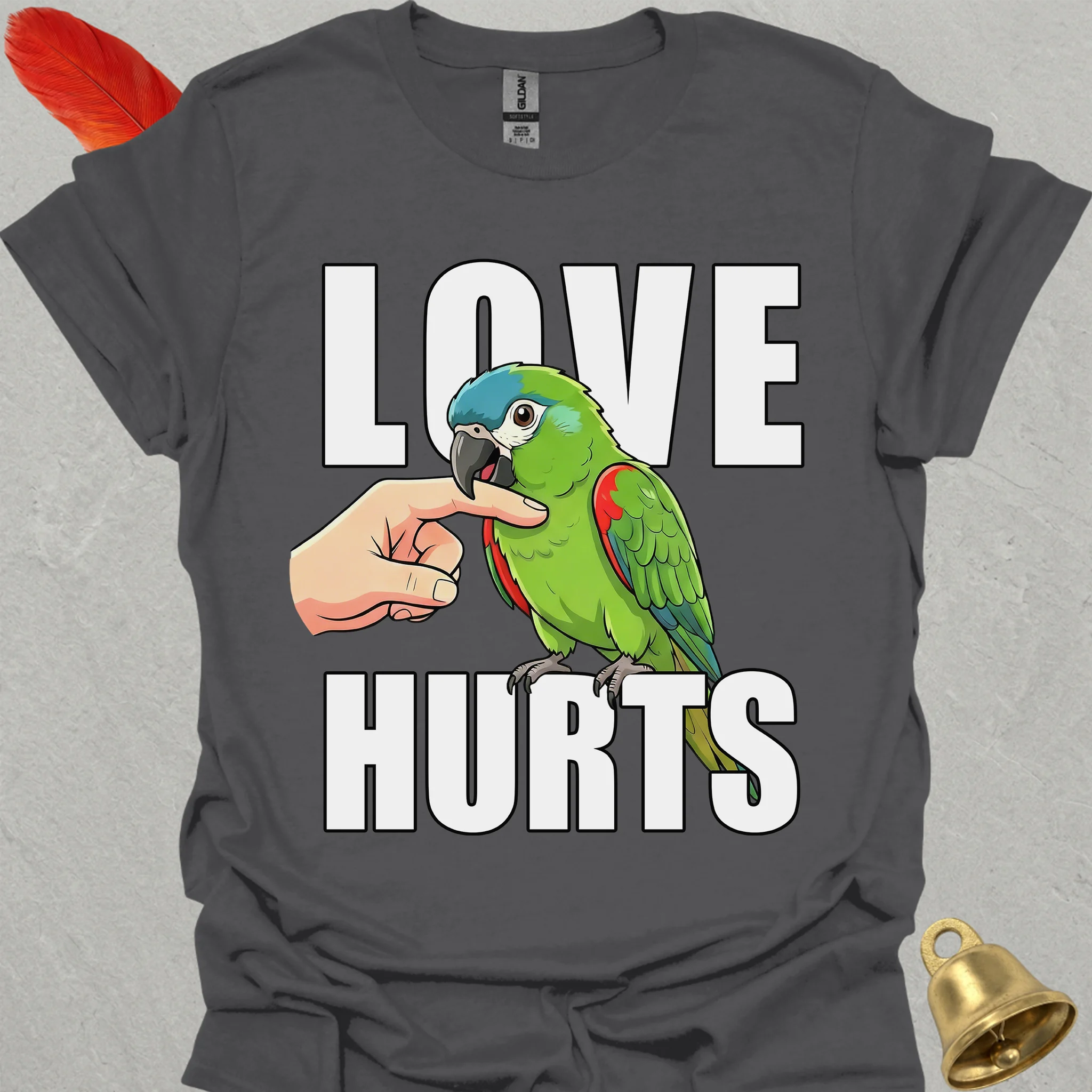 Hahns Macaw Love Hurts T-Shirt