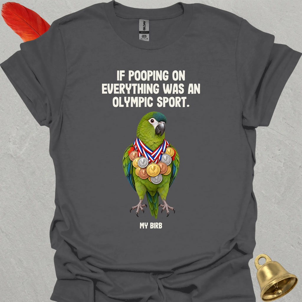 Hahns Macaw Olympic Pooper T-Shirt