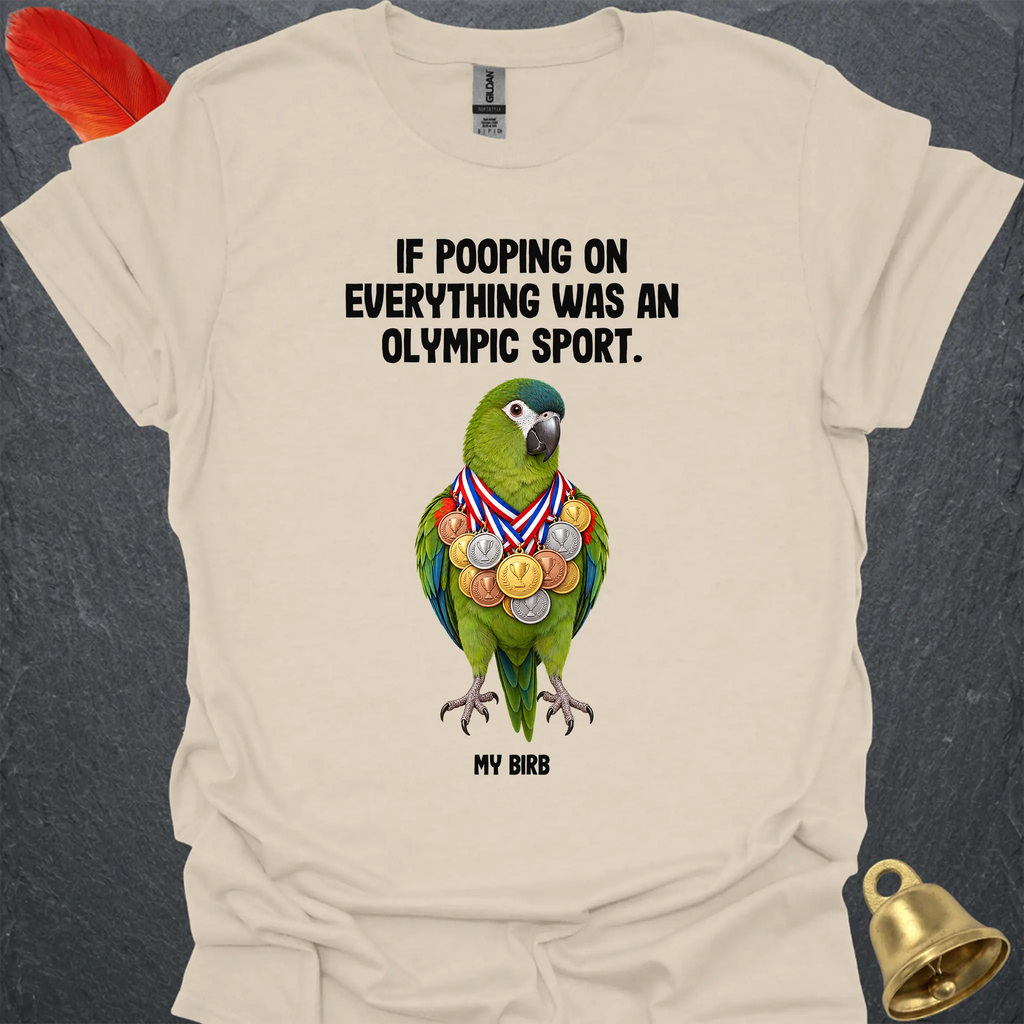 Hahns Macaw Olympic Pooper T-Shirt