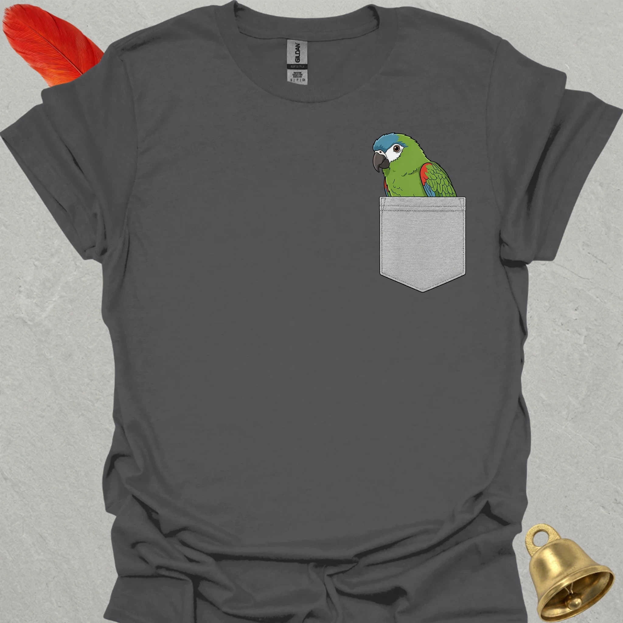 Hahns Macaw Pocket T-Shirt