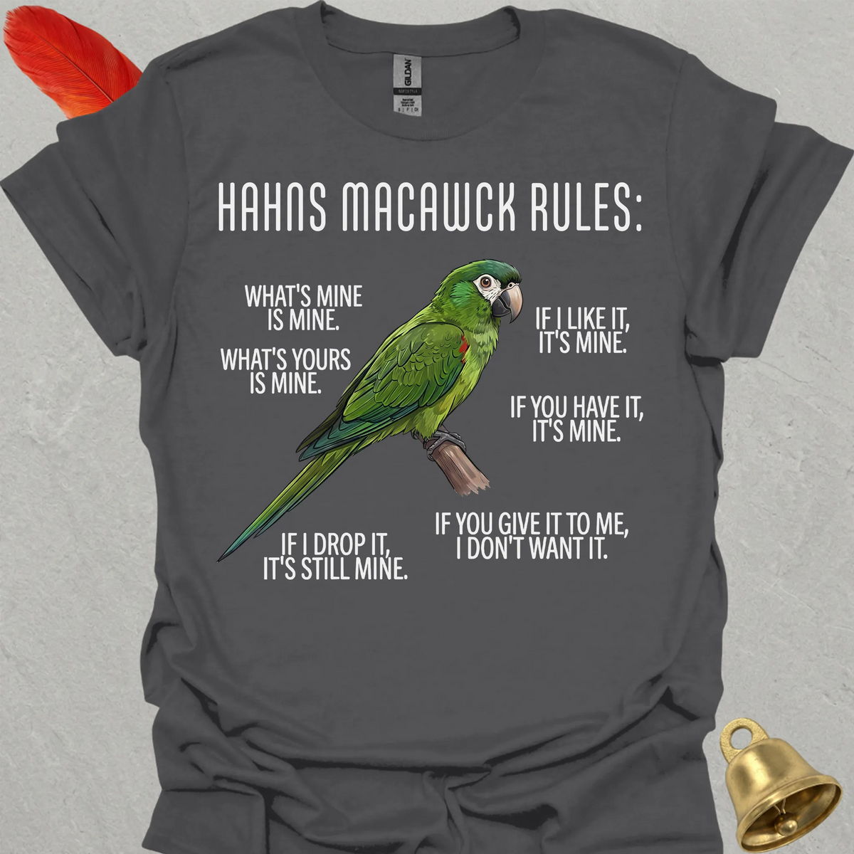 Hahns Macaw Rules T-Shirt