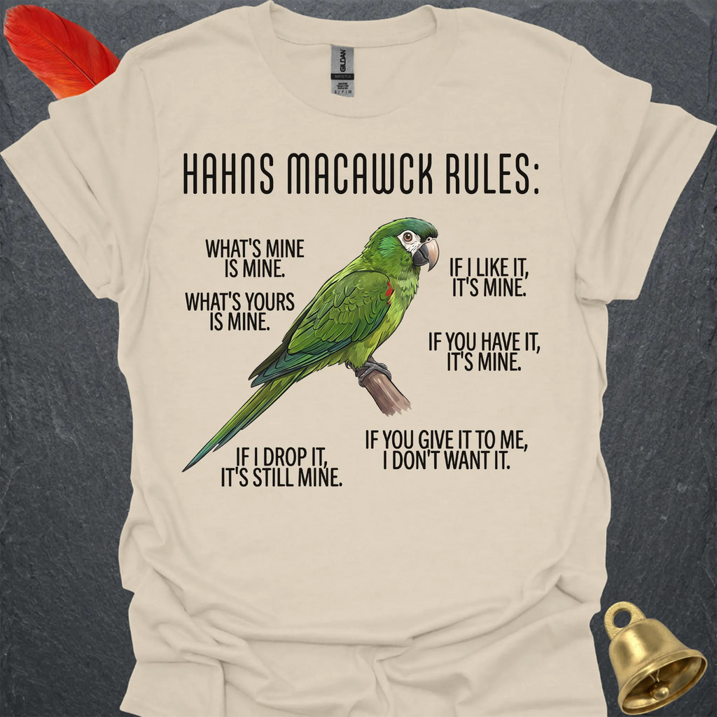 Hahns Macaw Rules T-Shirt