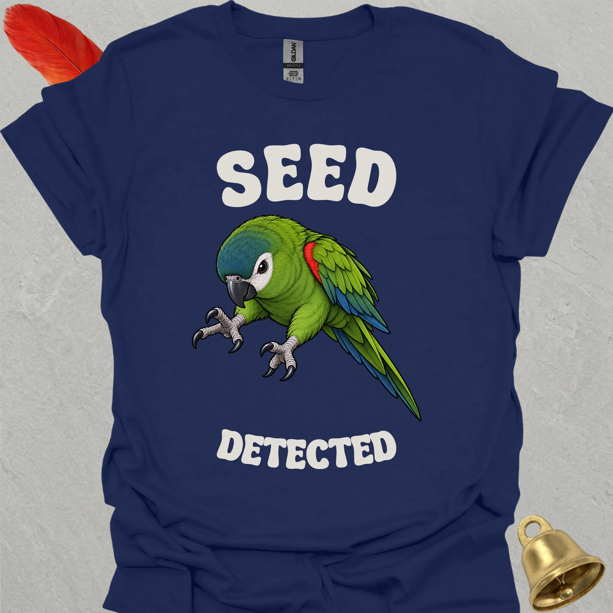 Hahns Macaw Seed Detected T-Shirt