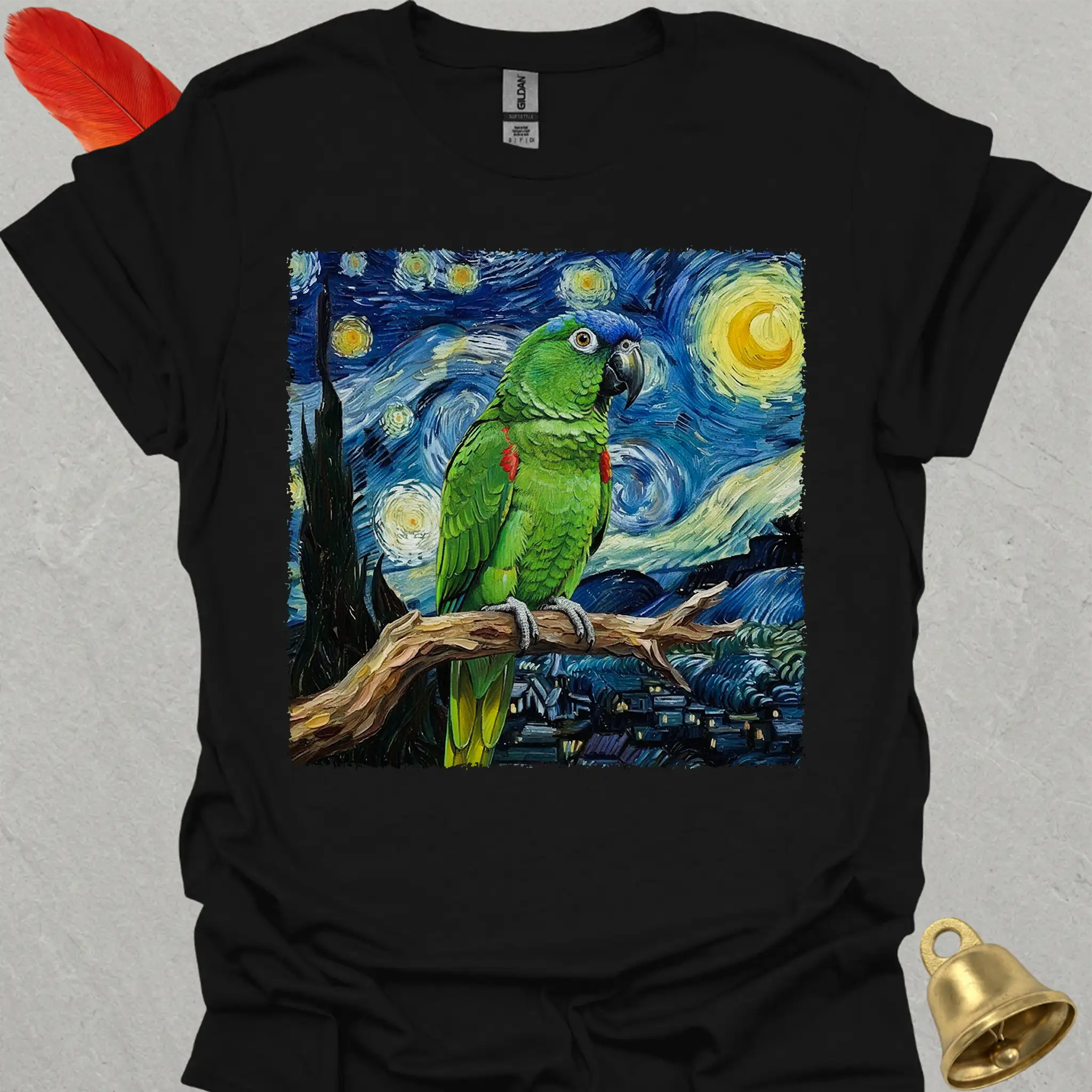 Hahns Macaw Starry Night T-Shirt