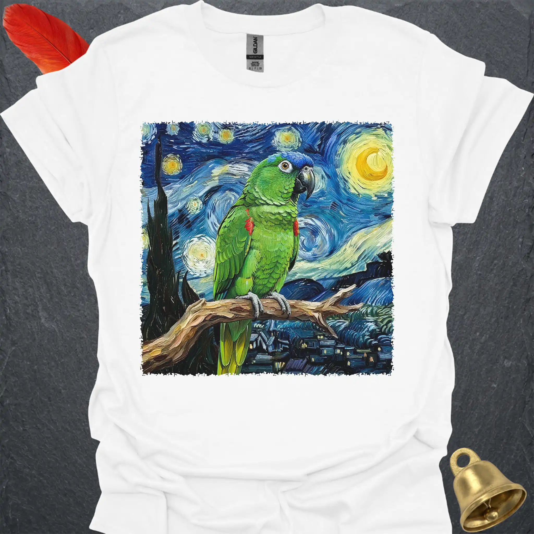 Hahns Macaw Starry Night T-Shirt