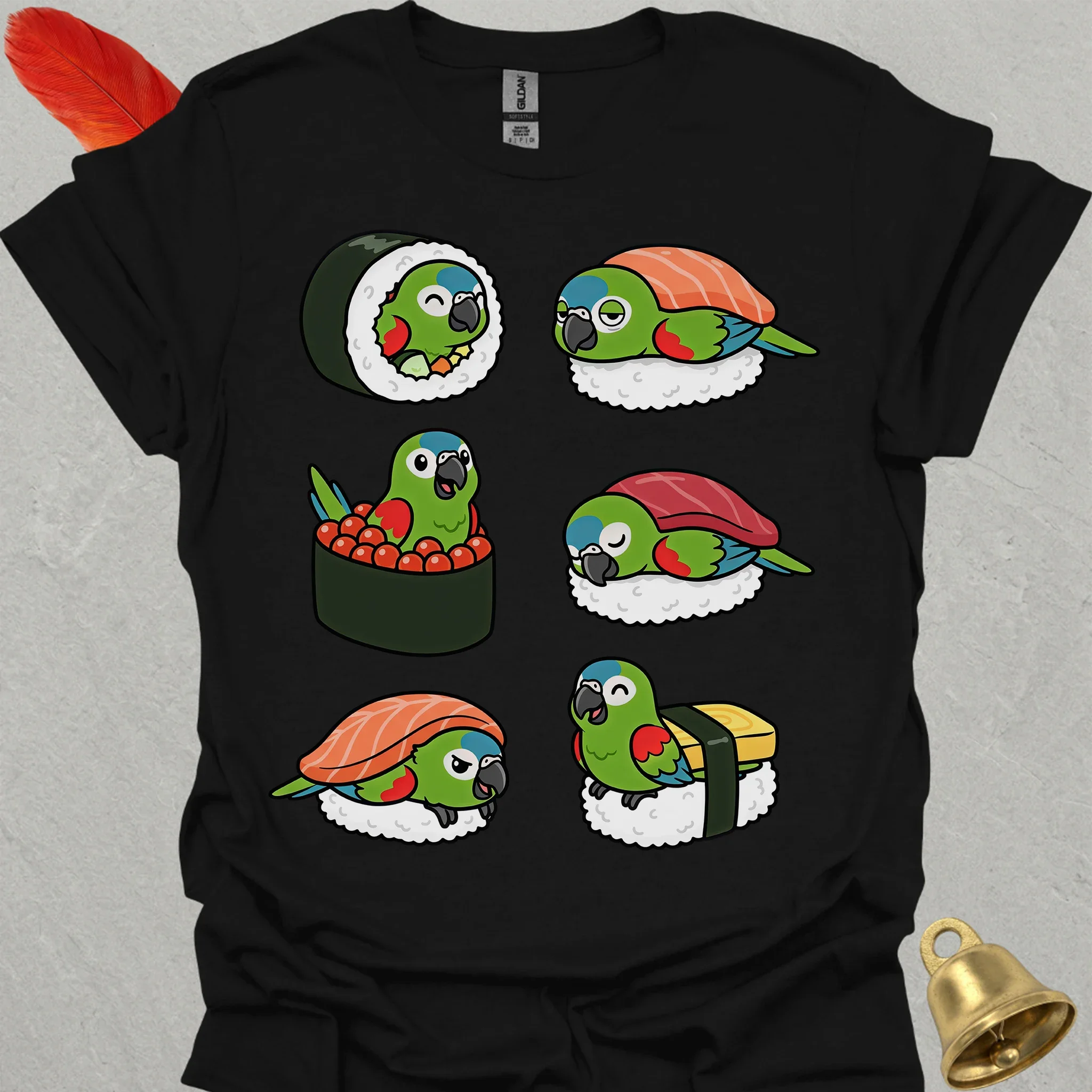 Hahns Macaw Sushi T-Shirt