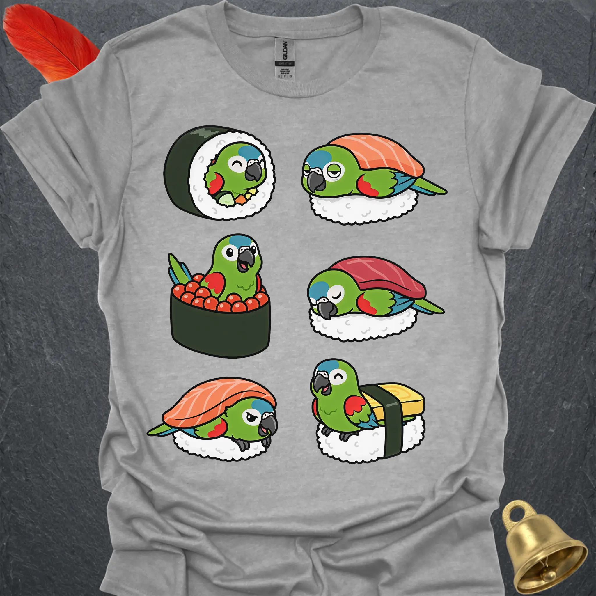 Hahns Macaw Sushi T-Shirt