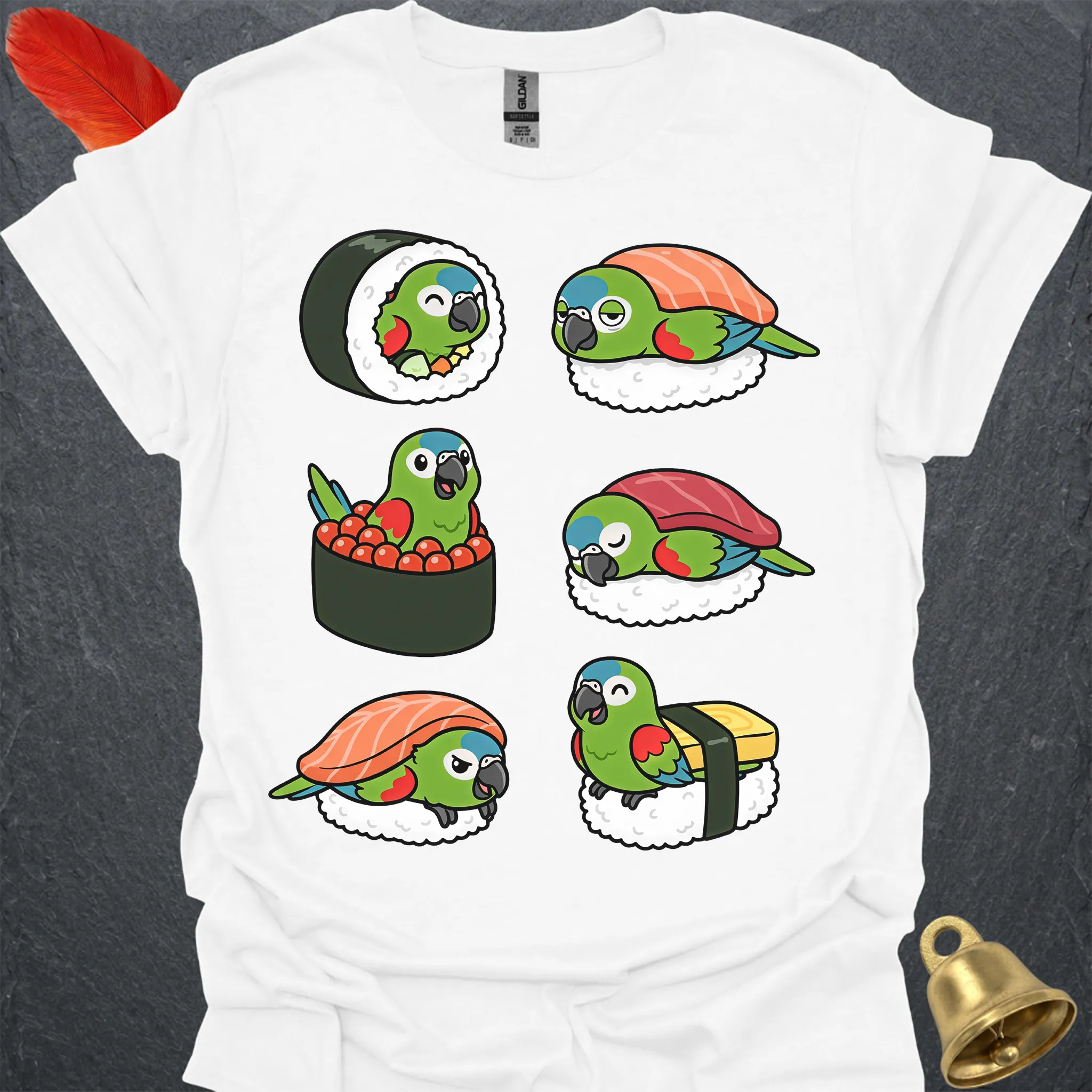 Hahns Macaw Sushi T-Shirt