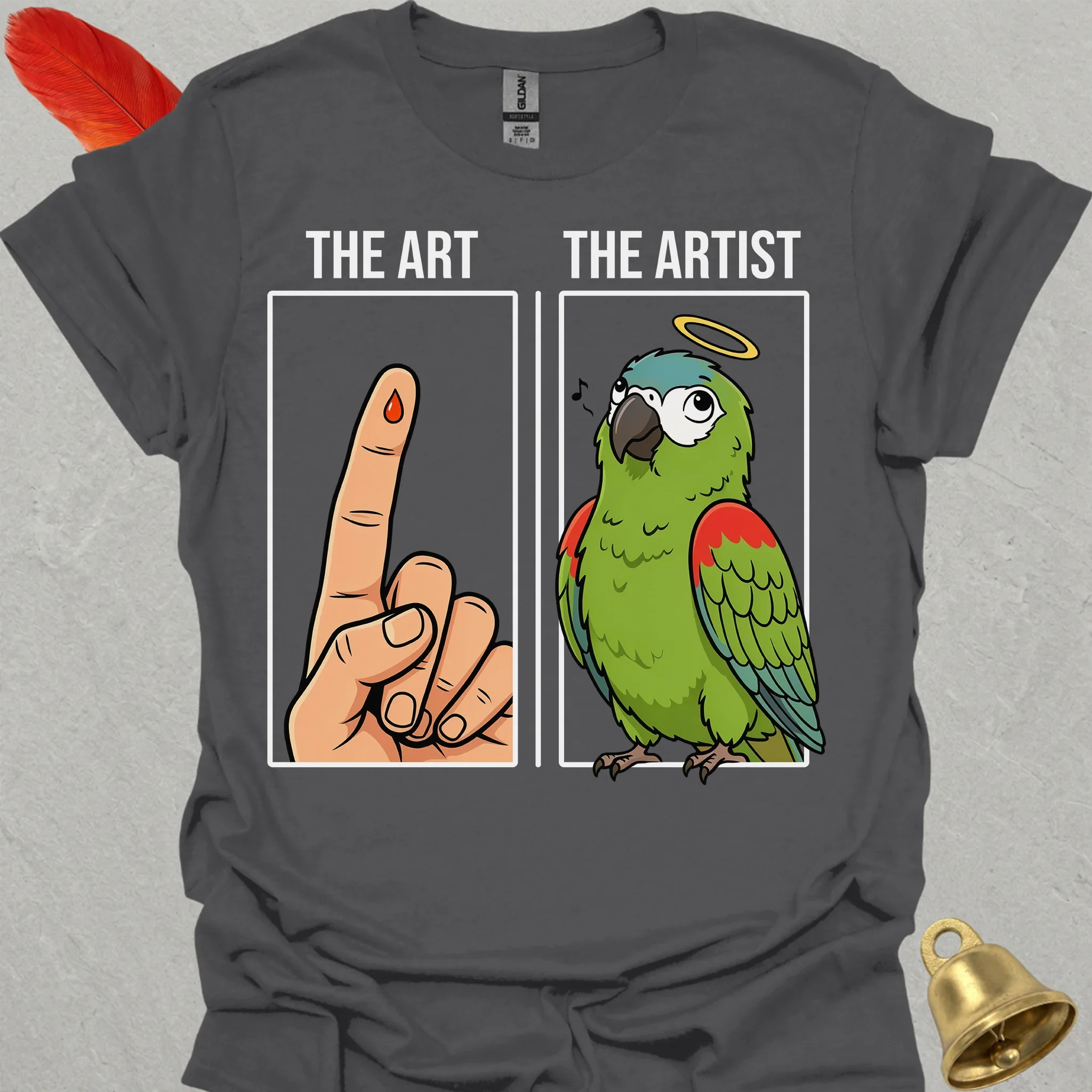 Hahns Macaw The Artist T-Shirt