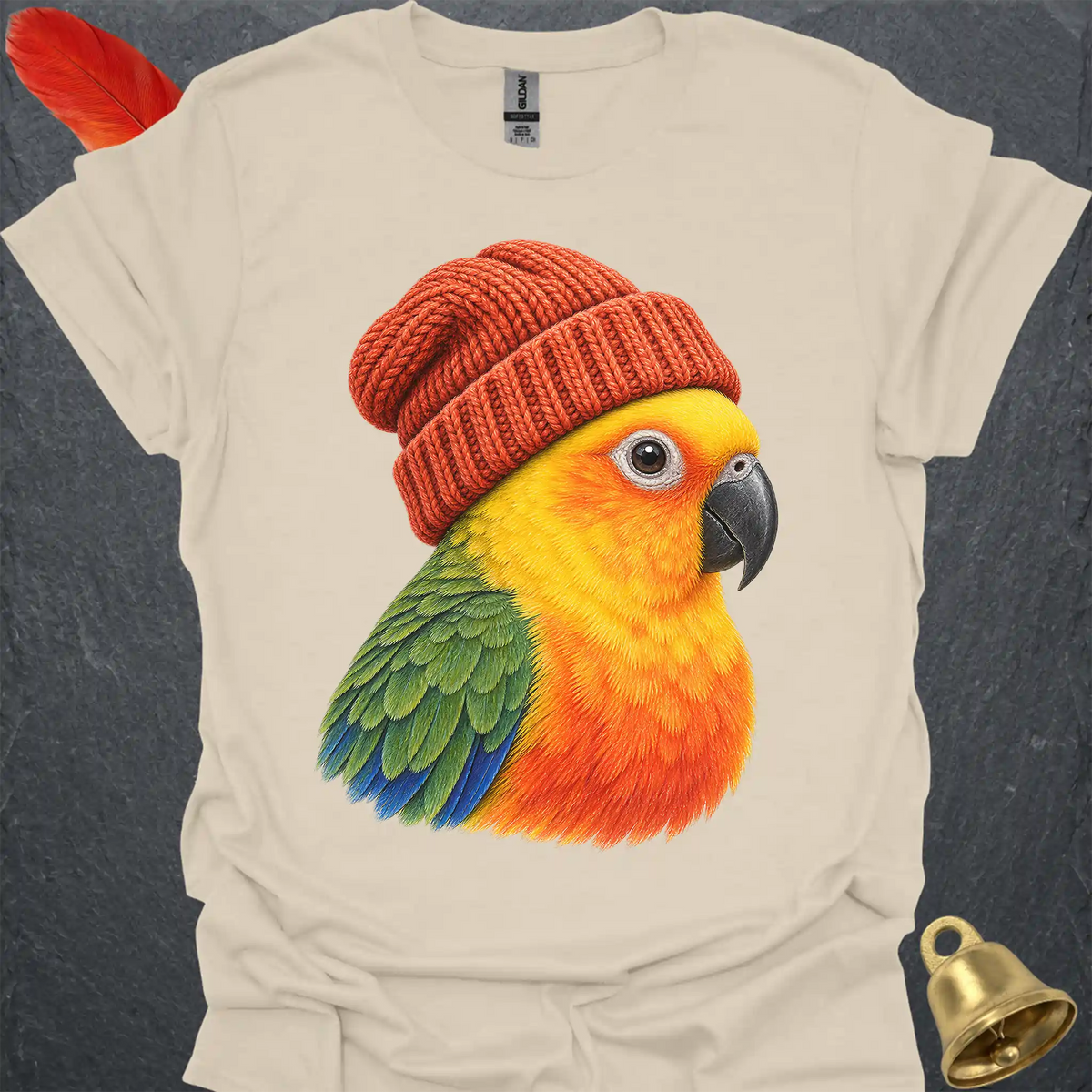 Jenday Conure Beanie T-Shirt