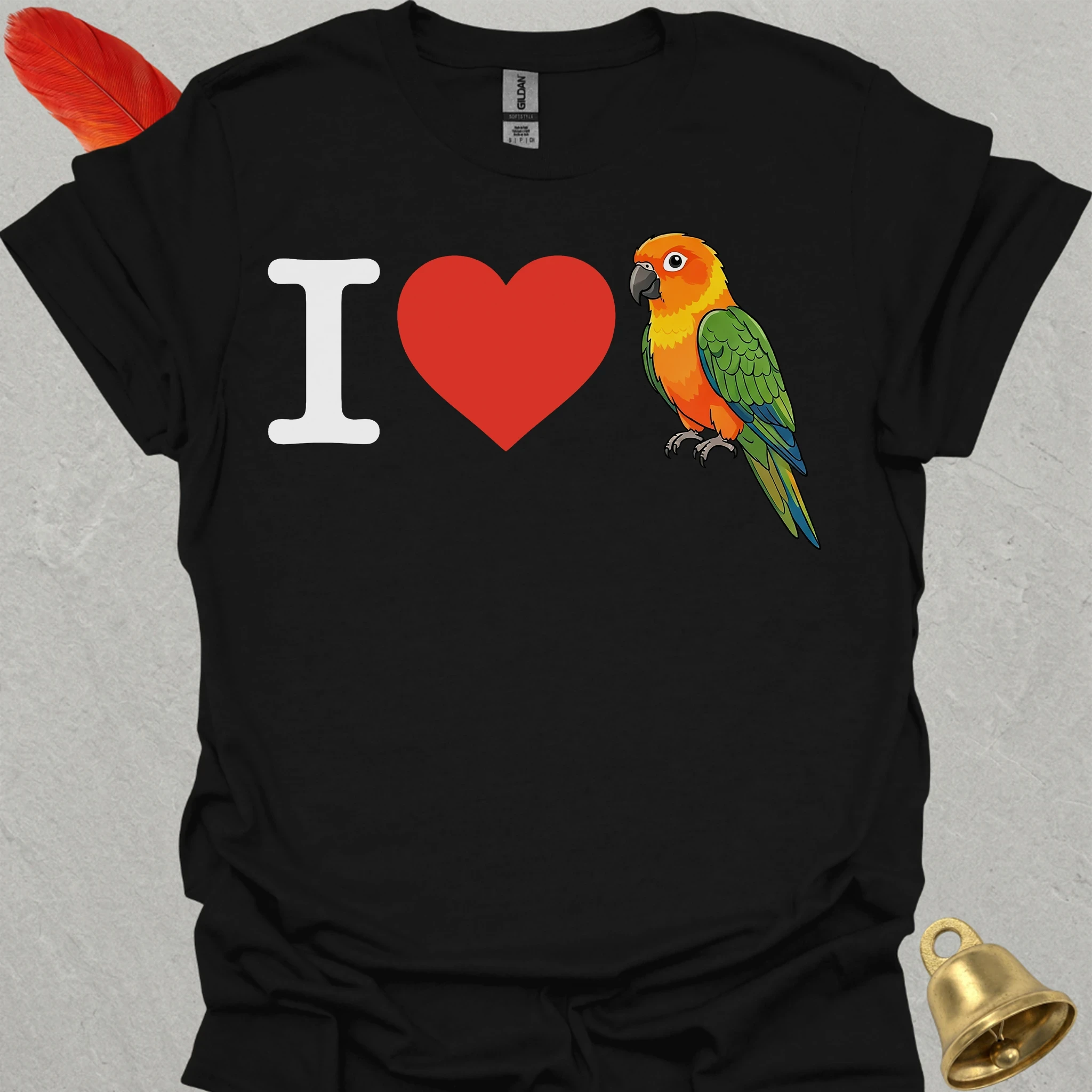 Jenday Conure I Love T-Shirt