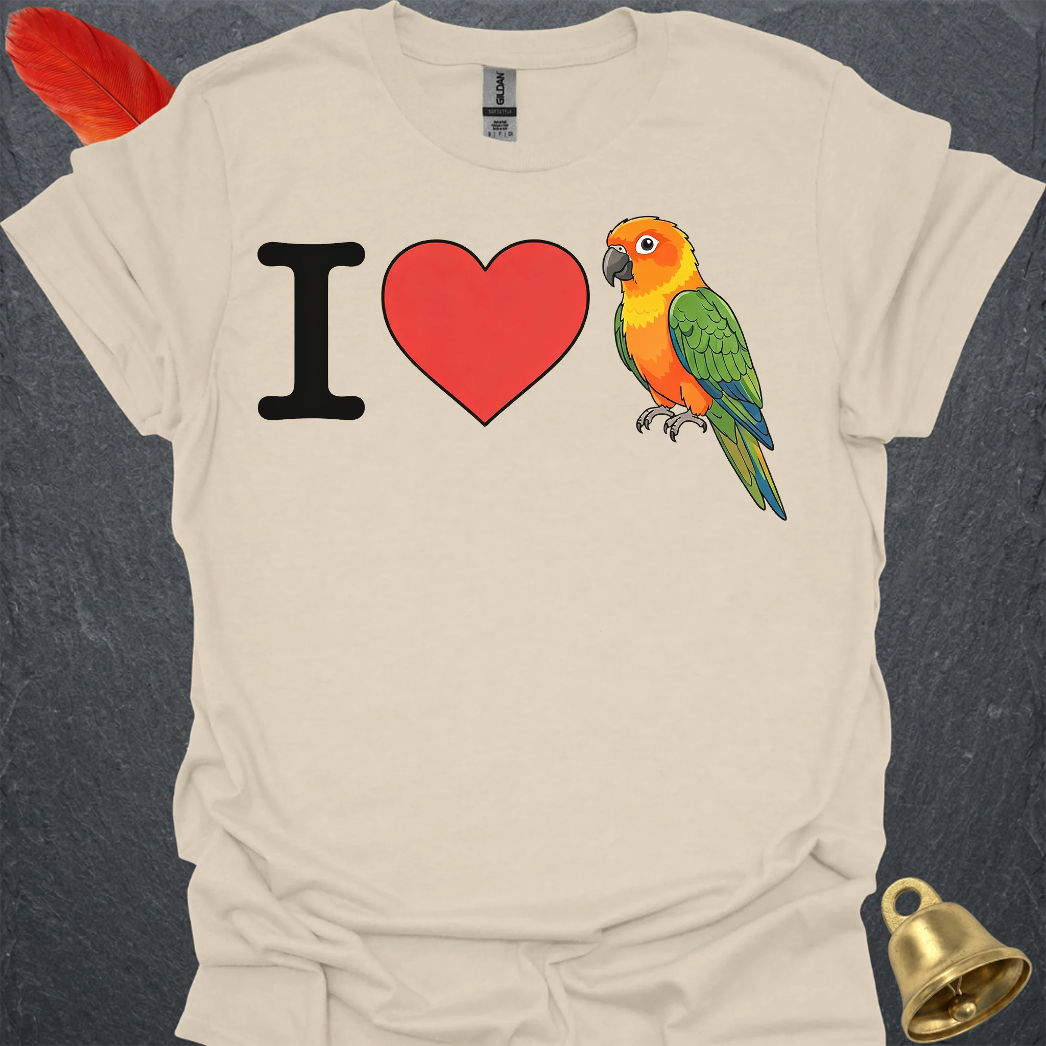 Jenday Conure I Love T-Shirt