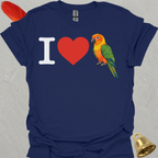 Jenday Conure I Love T-Shirt