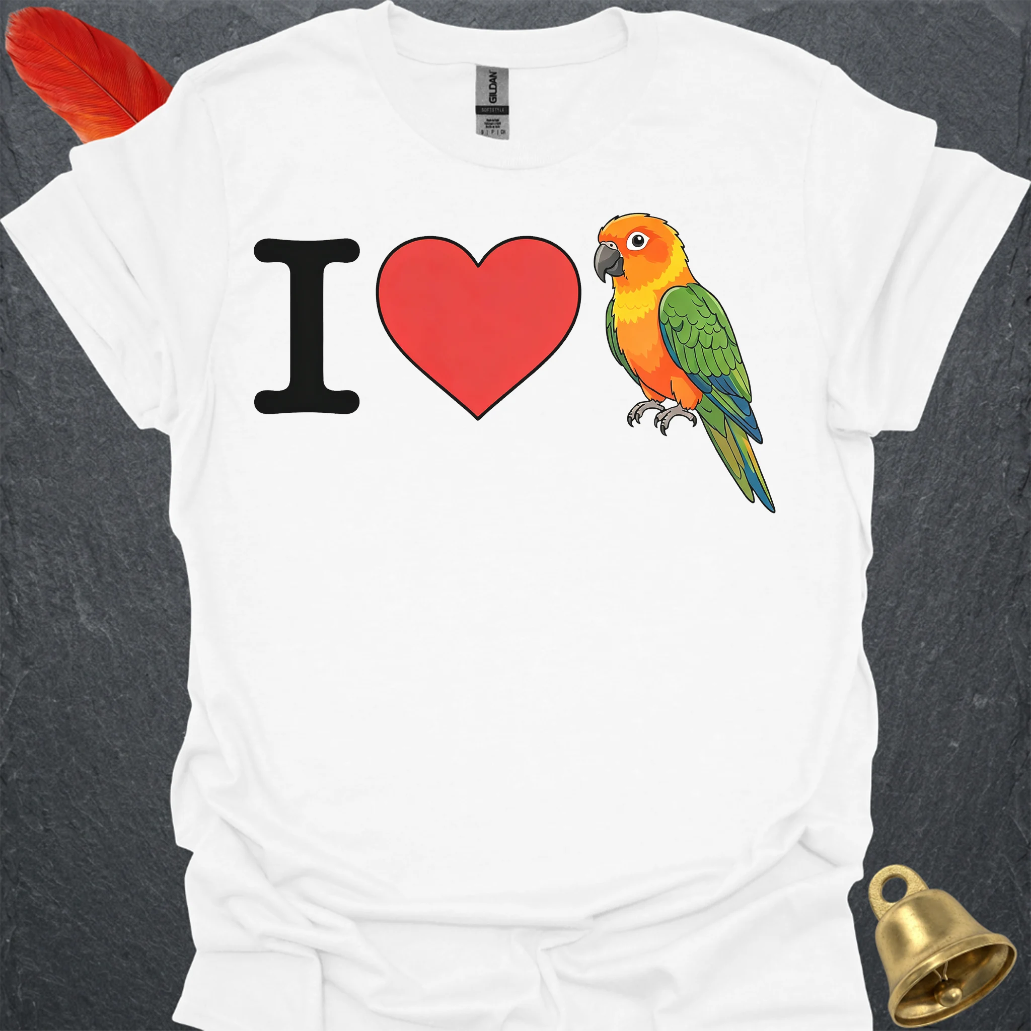 Jenday Conure I Love T-Shirt