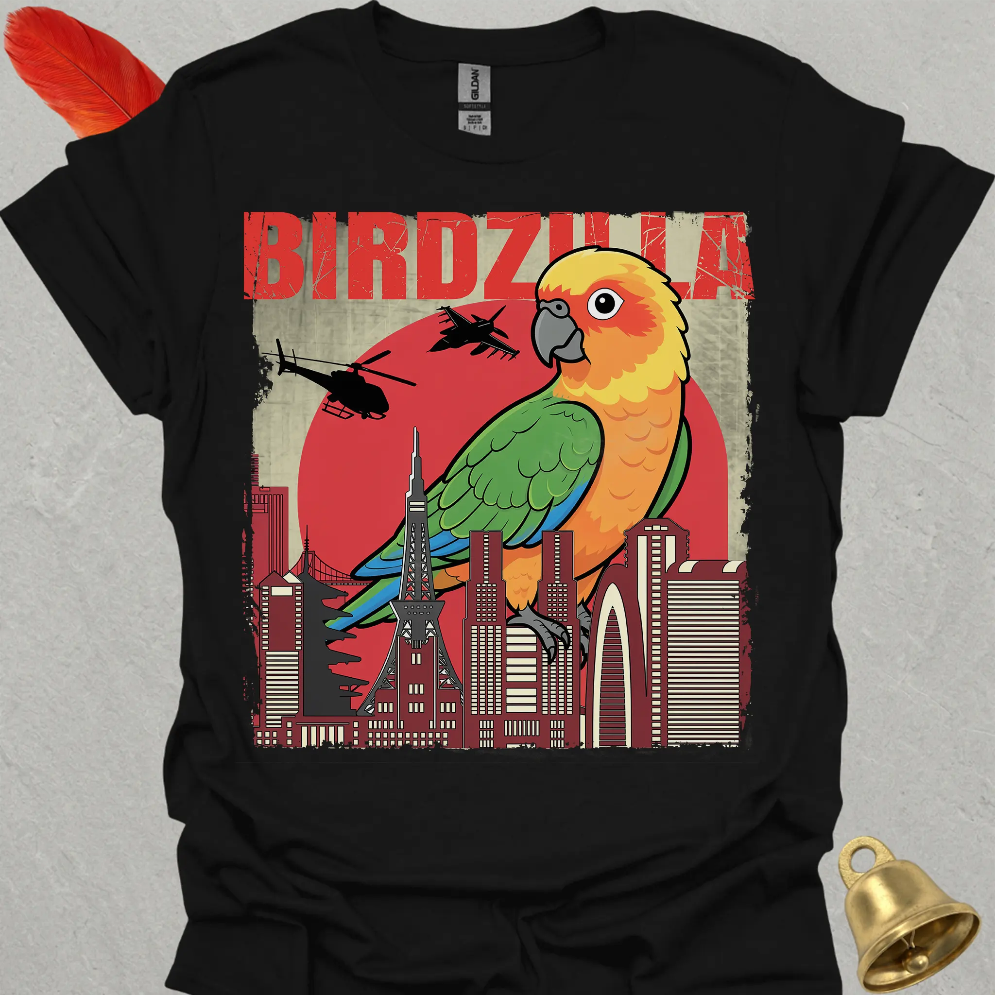 Jenday Conure Birdzilla T-Shirt