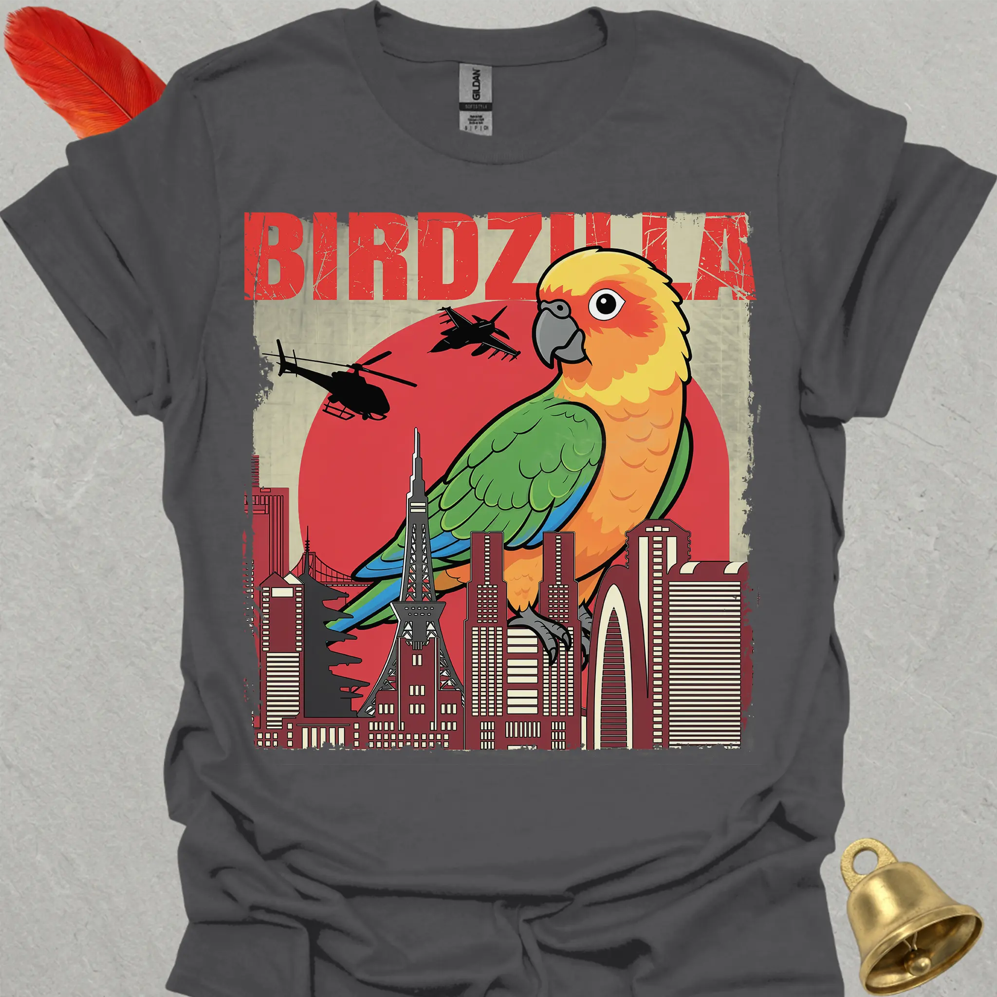 Jenday Conure Birdzilla T-Shirt
