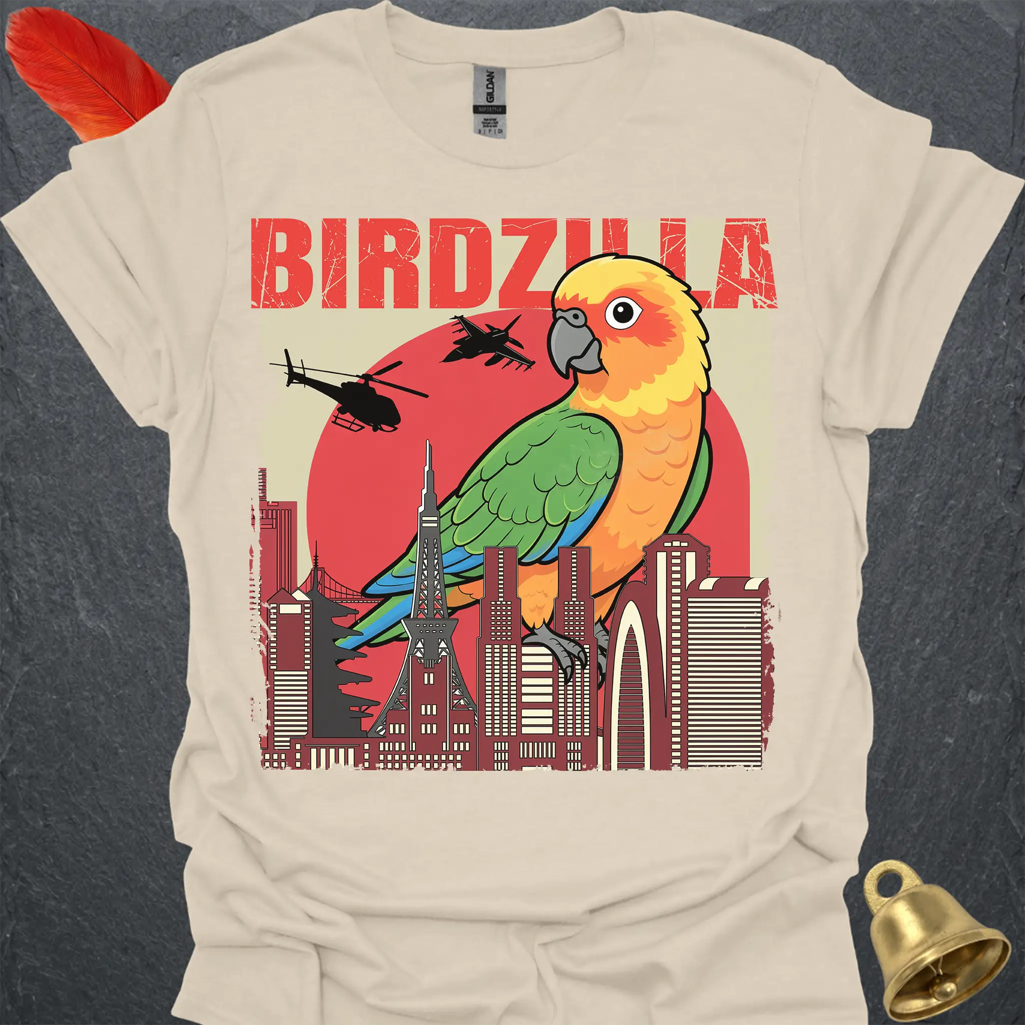 Jenday Conure Birdzilla T-Shirt