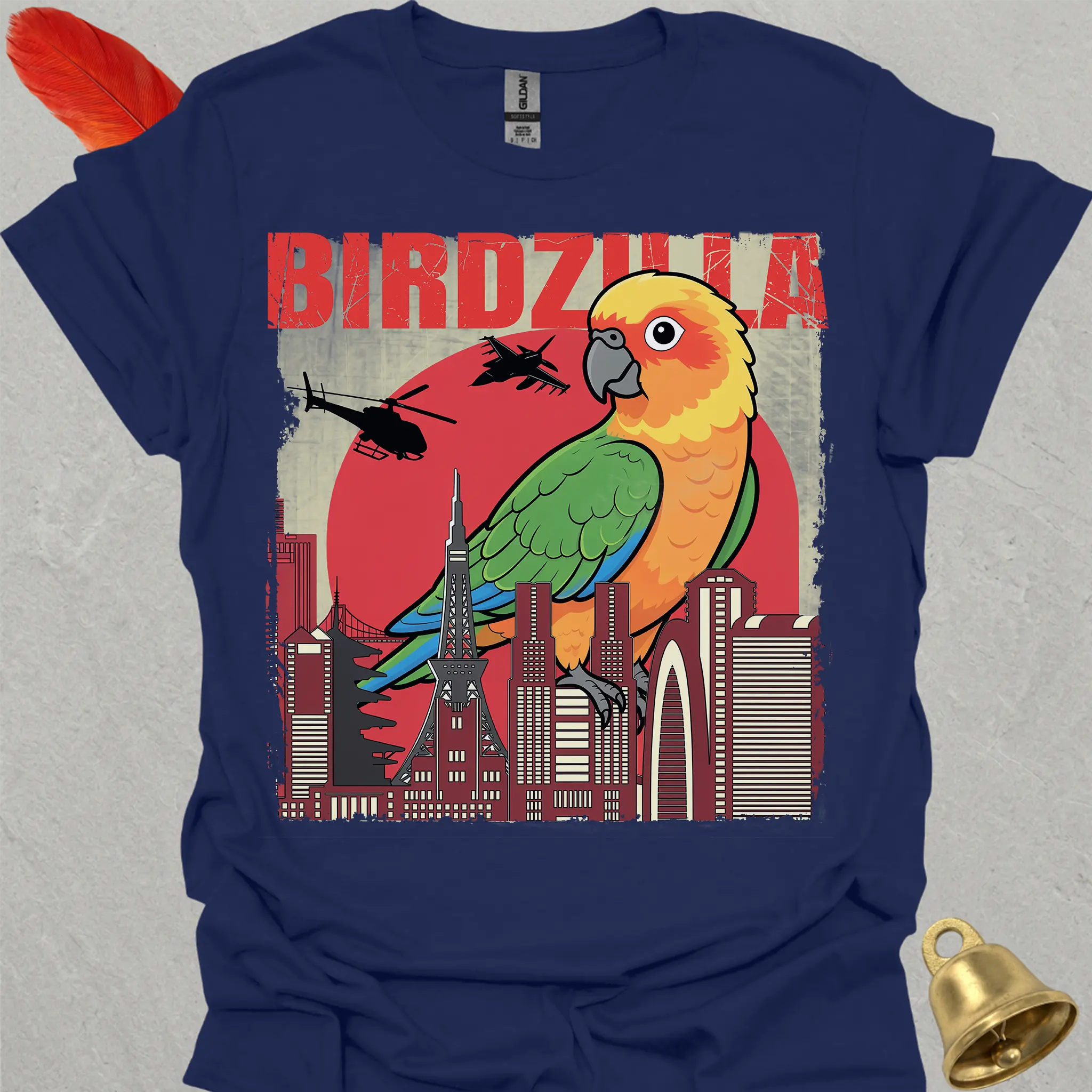 Jenday Conure Birdzilla T-Shirt