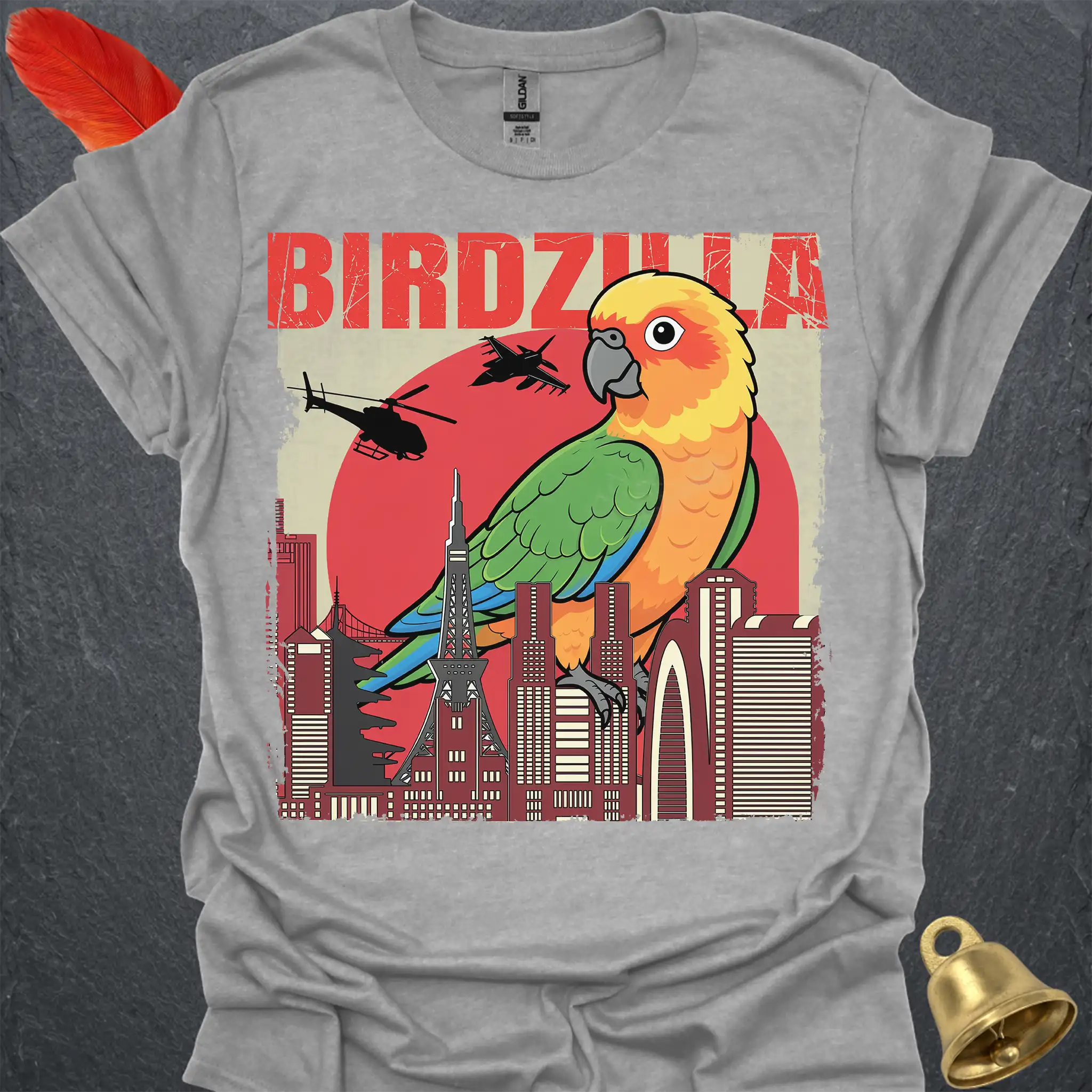Jenday Conure Birdzilla T-Shirt